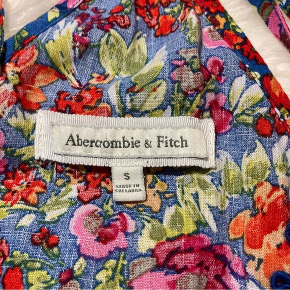 Abercrombie & Fitch size S, floral print, multi color, short romper, no damages - Picture 4 of 9